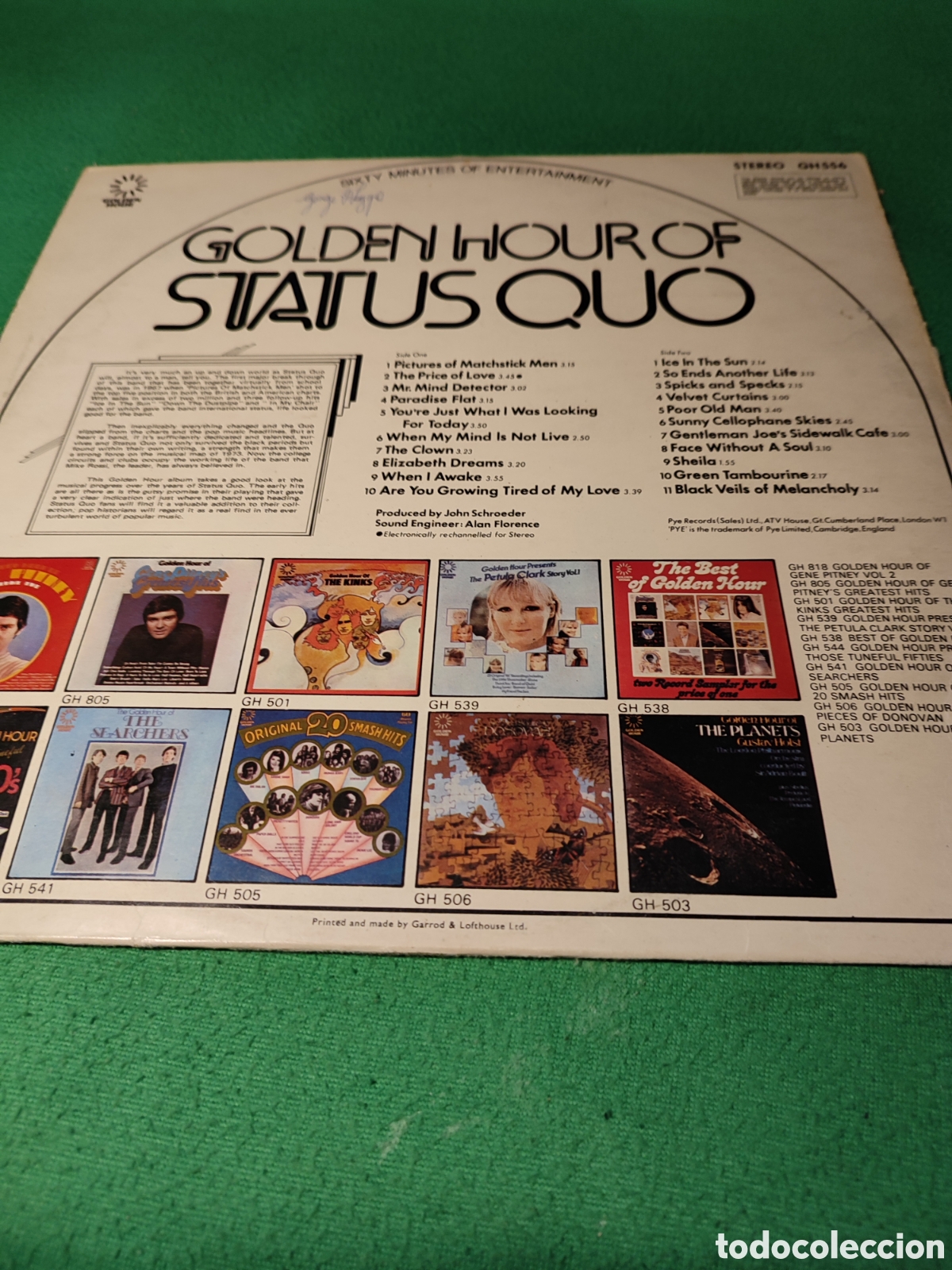 Discos de vinilo: Status Quo - Golden hour - Foto 2