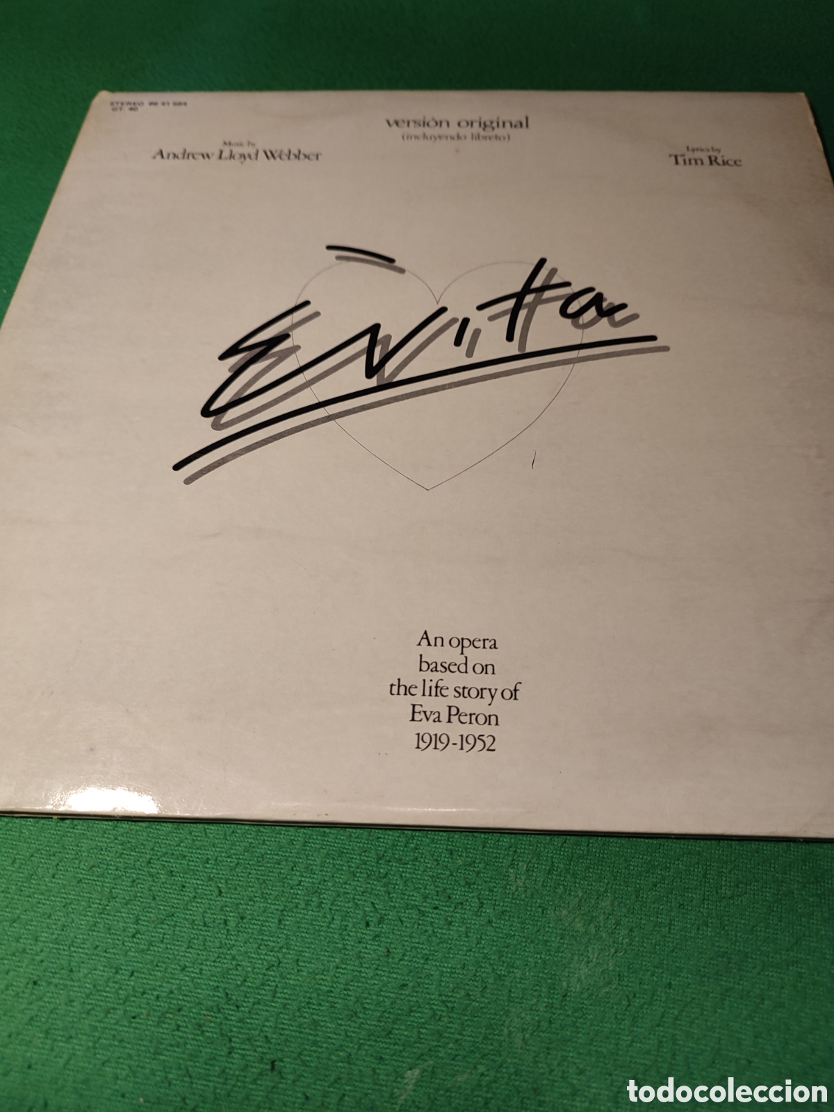 Discos de vinilo: Andrew Lloyd Webber - BSO Evita 2lps - Foto 1