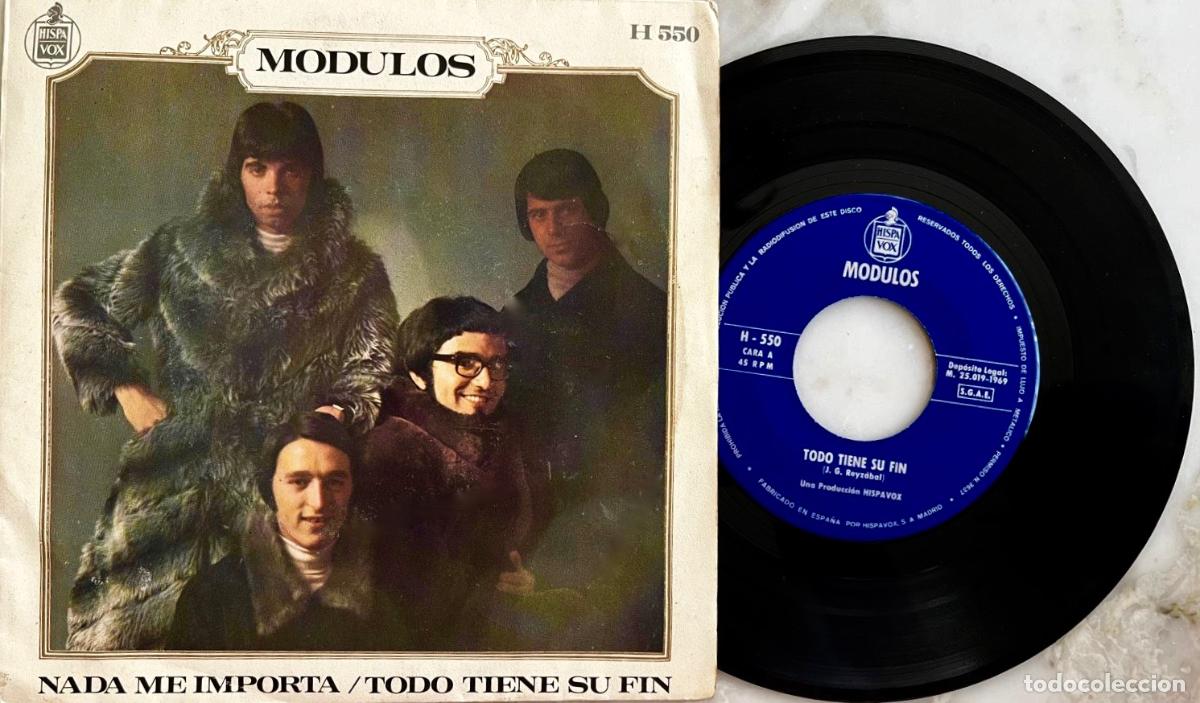 Discos de vinilo: LOS MODULOS. NADA ME IMPORTA. SINGLE ORIGINAL ESPA&Ntilde;A - Foto 1