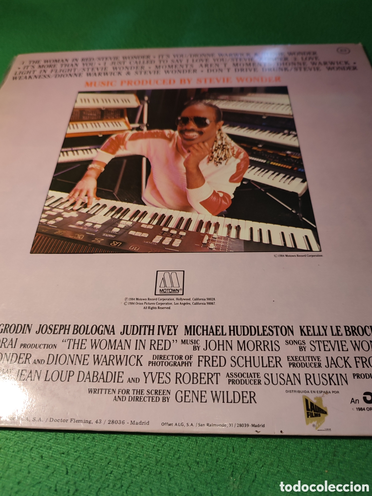 Discos de vinilo: Stevie Wonder - BSO La mujer de rojo - Foto 3