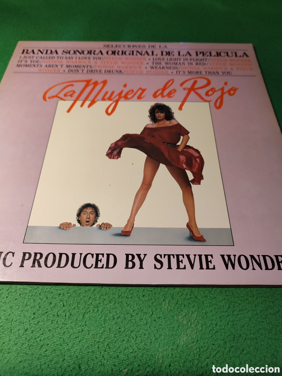 Discos de vinilo: Stevie Wonder - BSO La mujer de rojo - Foto 1