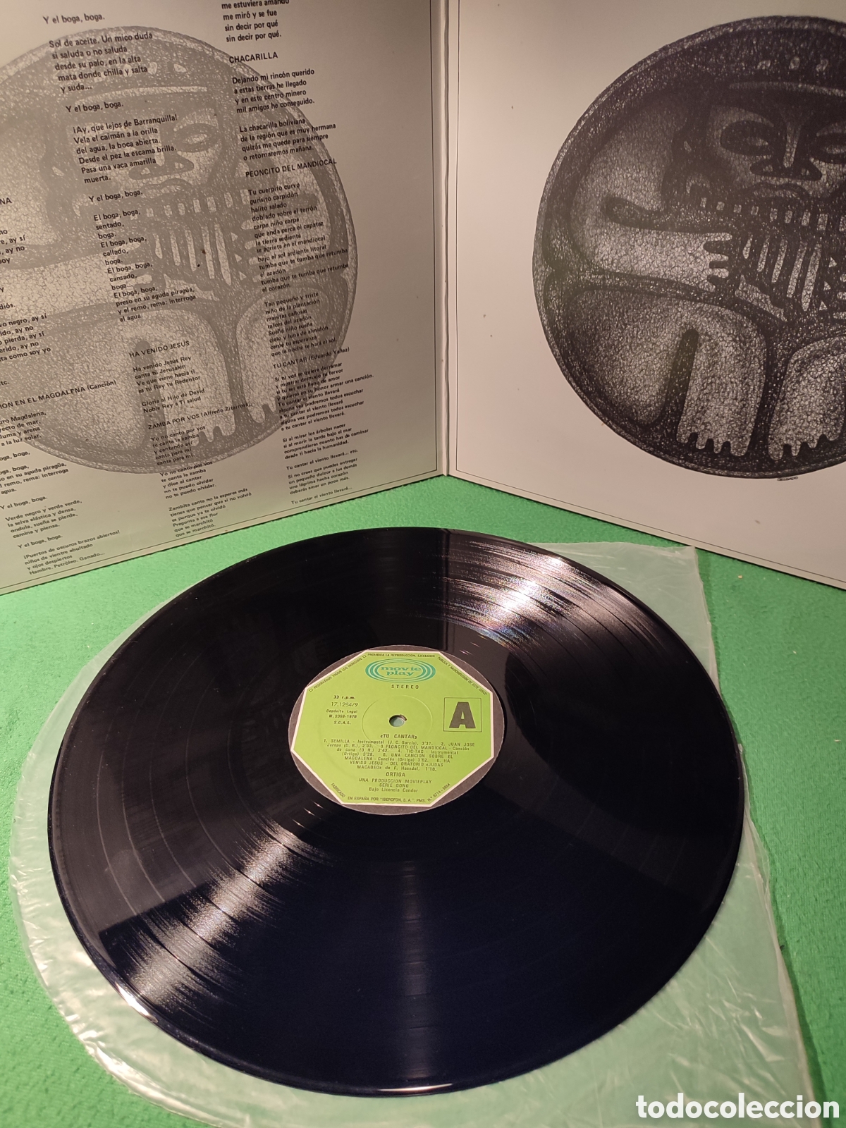 Discos de vinilo: Ortiga - Tu cantar Vinilo Lp 1978 - Foto 2