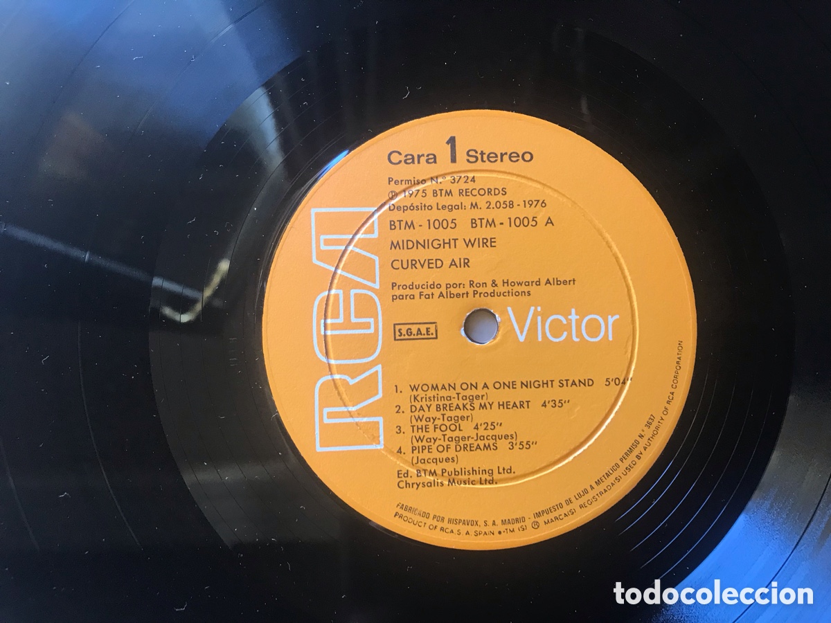 Discos de vinilo: Curved Air. Midnight wire - Foto 3