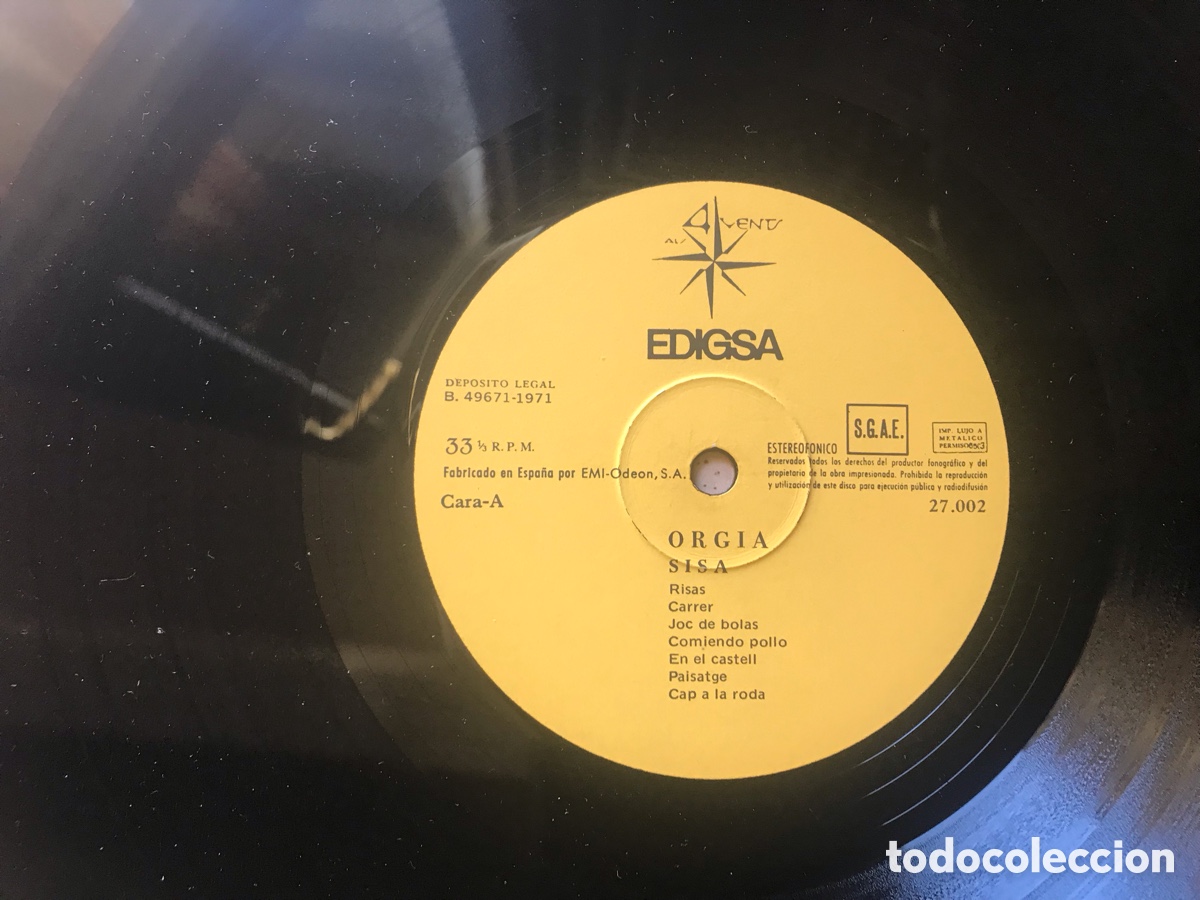 Discos de vinilo: Org&iacute;a. Sisa. Grupo espa&ntilde;ol - Foto 6