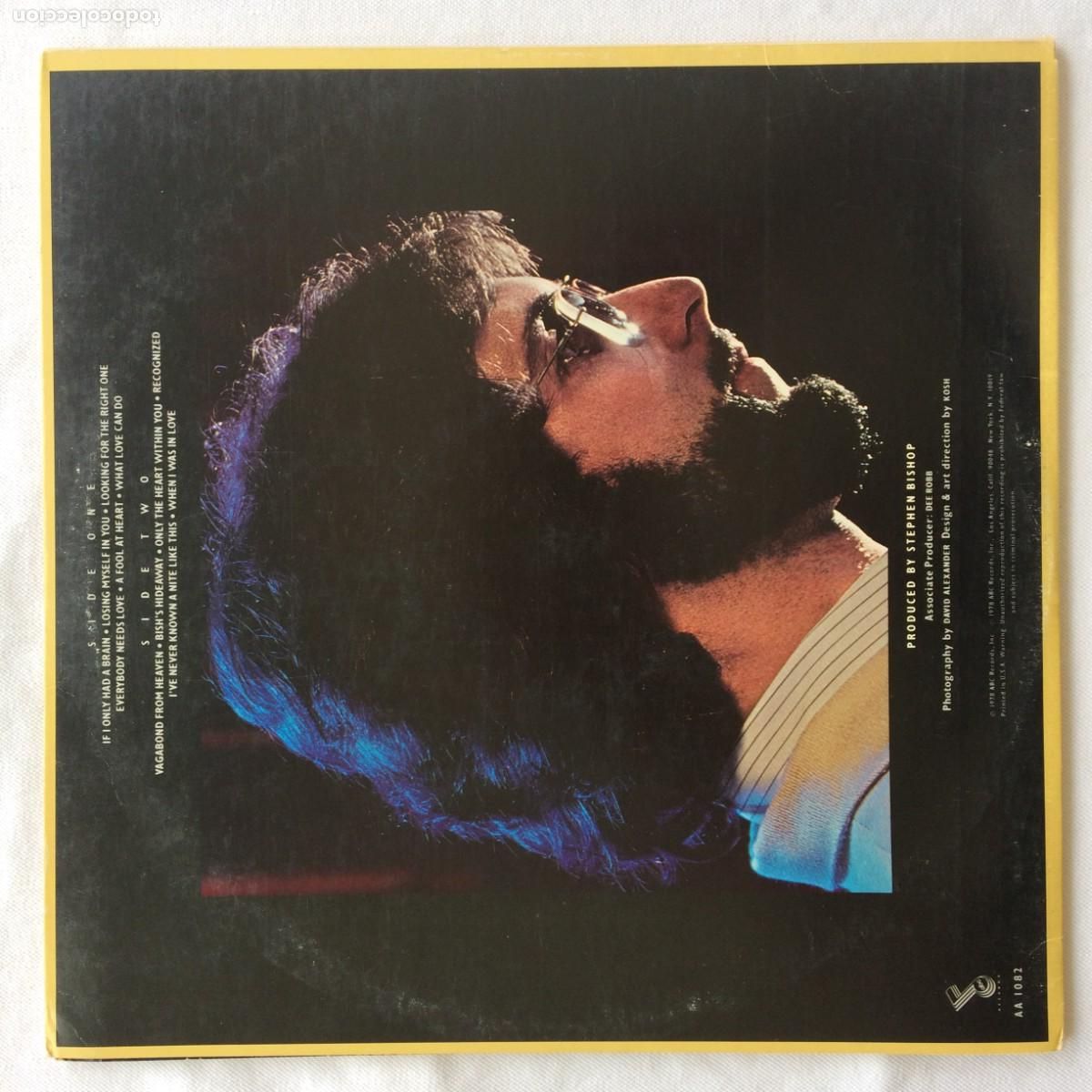 Discos de vinilo: Stephen Bishop &lrm;&ndash; Bish USA 1978 ABC Records - Foto 2