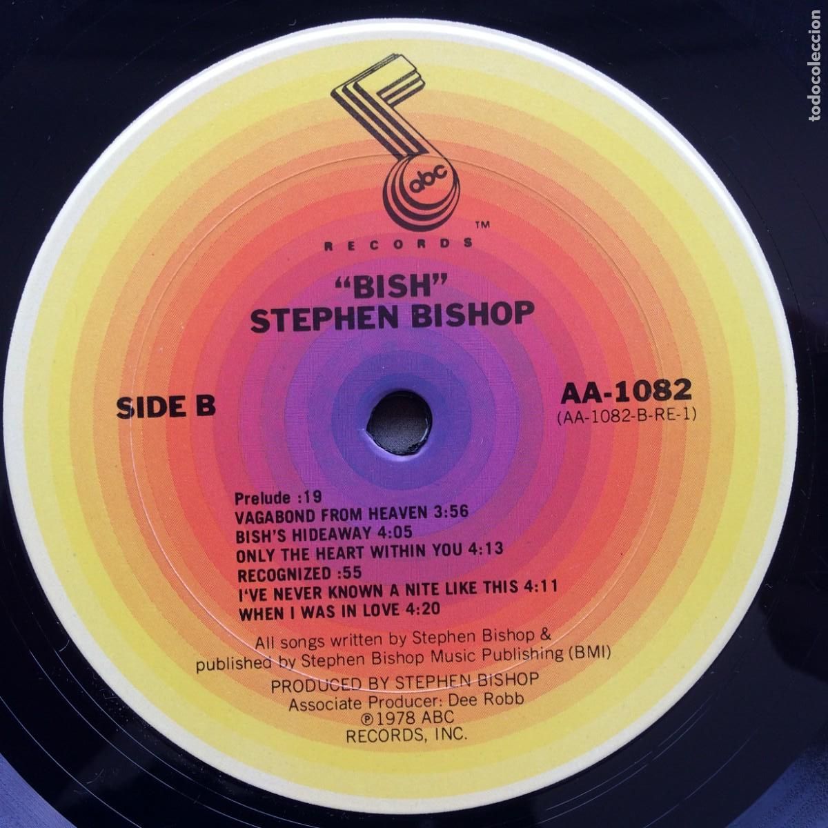 Discos de vinilo: Stephen Bishop &lrm;&ndash; Bish USA 1978 ABC Records - Foto 5
