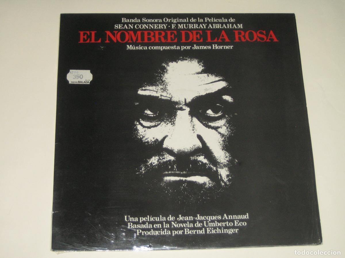 Discos de vinilo: EL NOMBRE DE LA ROSA - 1986