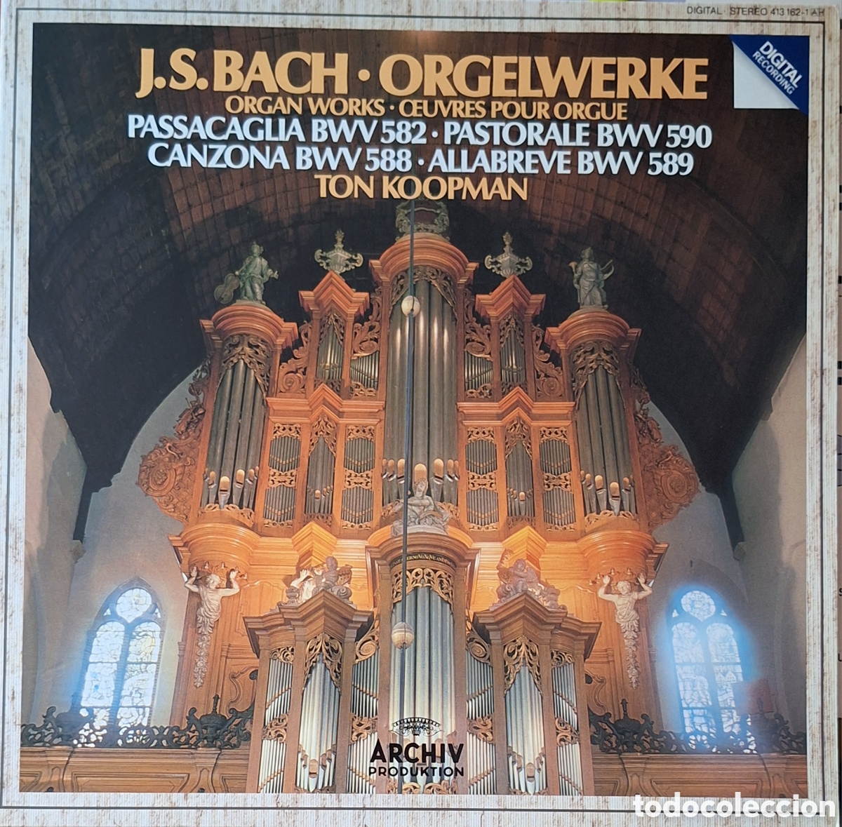 Discos de vinilo: Orgelwerke. J. S. Bach. Ton Koopman - Foto 1