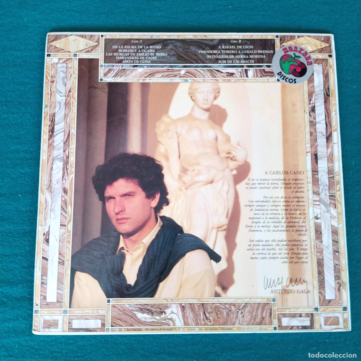 Discos de vinilo: Carlos Cano &ndash; Cuaderno De Coplas - Foto 2