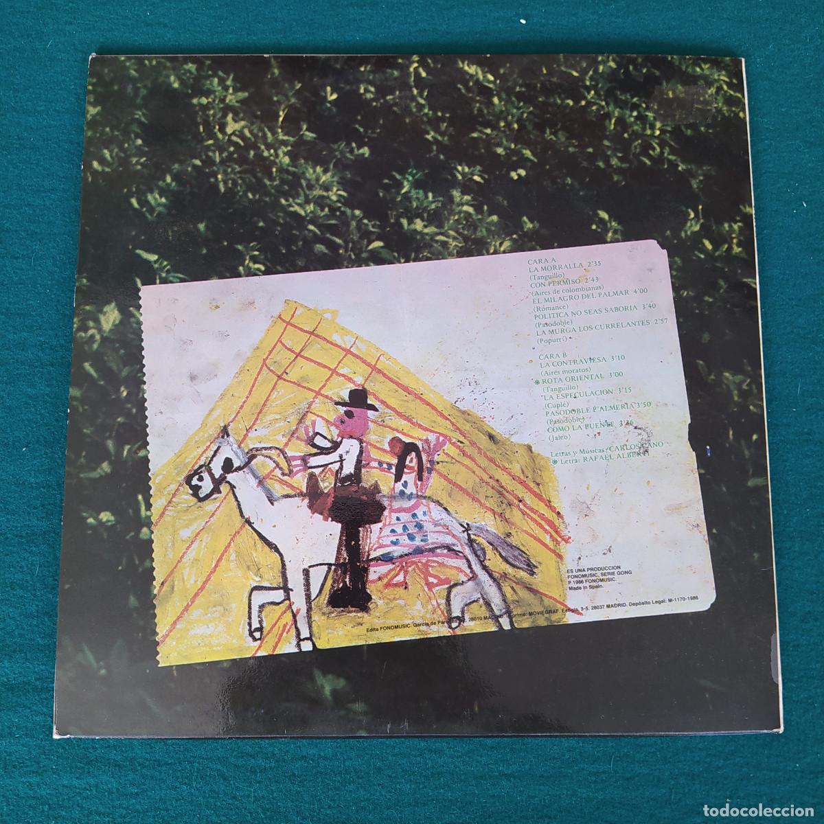 Discos de vinilo: Carlos Cano &ndash; A La Luz De Los Cantares - Foto 2