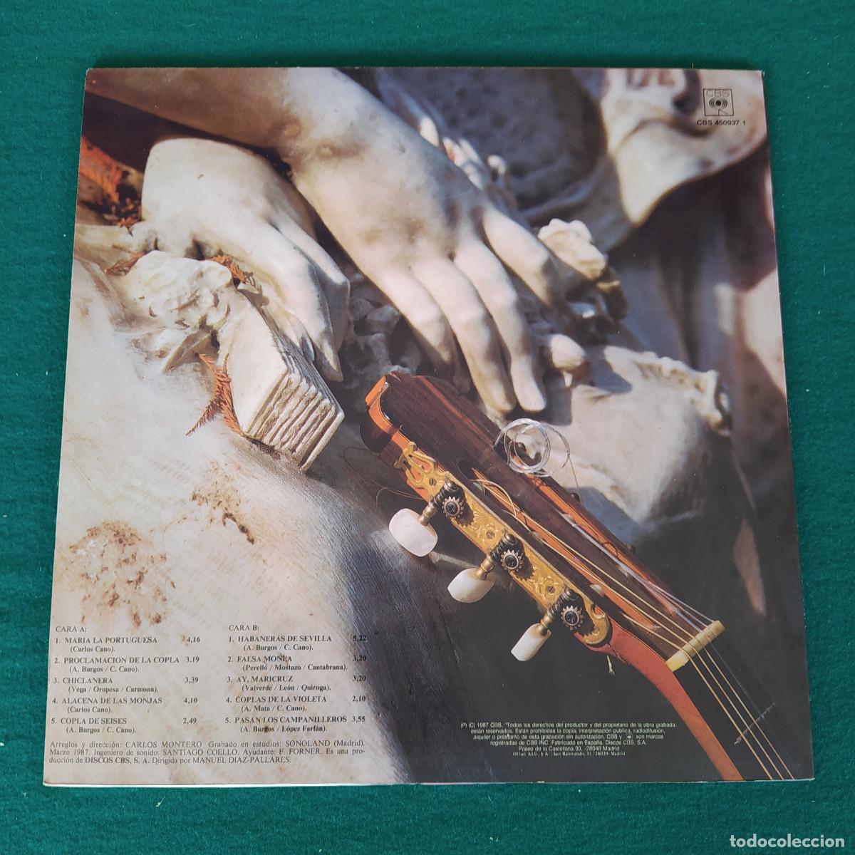 Discos de vinilo: Carlos Cano &ndash; Qu&eacute;date Con La Copla - Foto 2