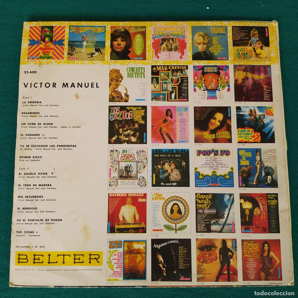 Discos de vinilo: V&iacute;ctor Manuel &ndash; Victor Manuel V&iacute;ctor Manuel - Foto 2