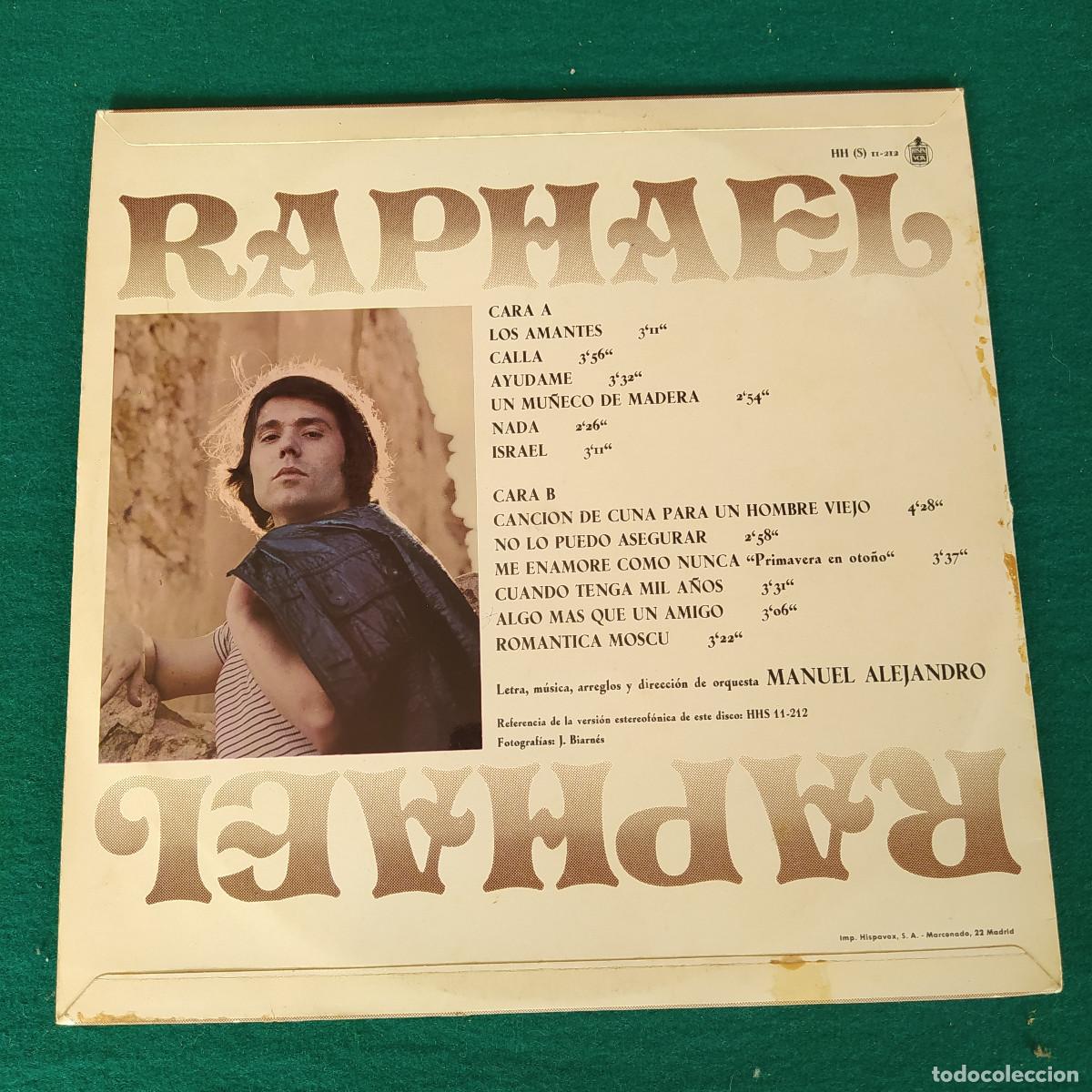 Discos de vinilo: Raphael &ndash; Algo Mas... - Foto 2