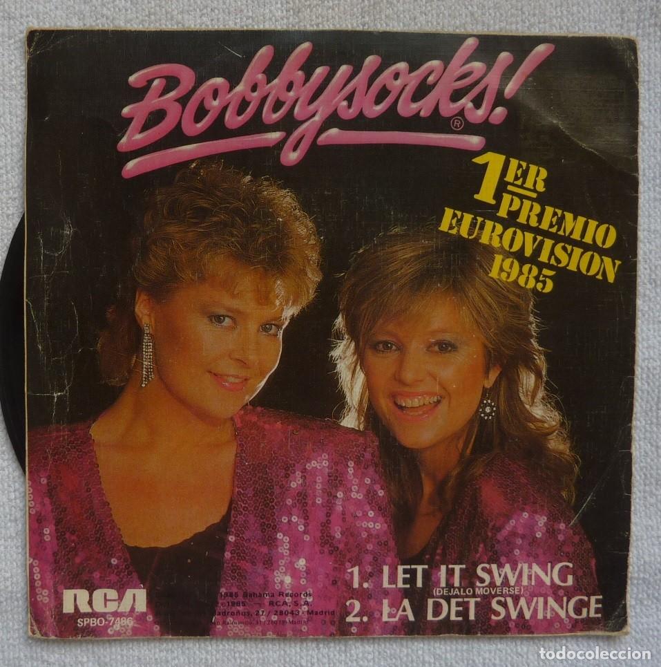 Discos de vinilo: BOBBYSOCKS // I PREMIO DE EUROVISION 1985 // SINGLE - Foto 2