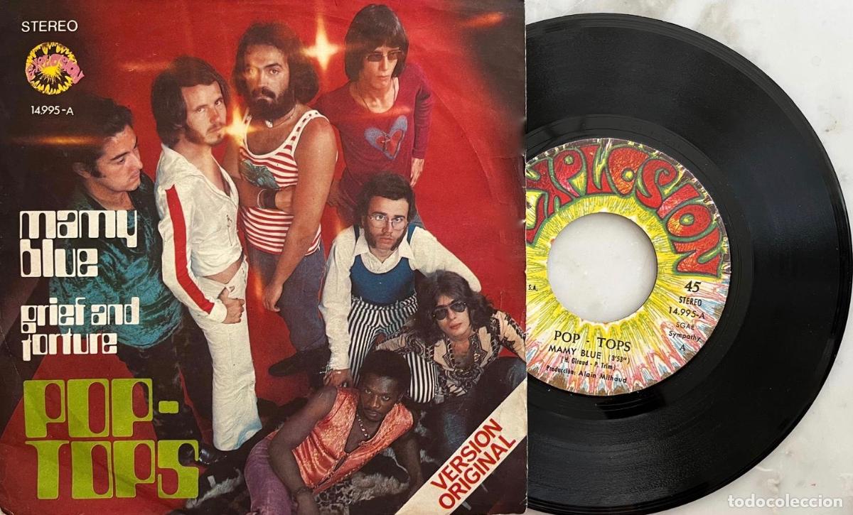 Discos de vinilo: POP TOPS. MAMY BLUE. SINGLE ORIGINAL ESPA&Ntilde;A EXPLOSION - Foto 1