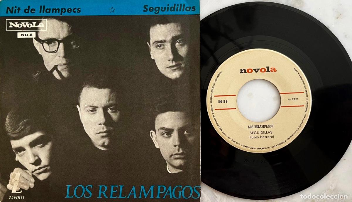 Discos de vinilo: LOS REL&Aacute;MPAGOS, NIT DE LLAMPECS. SINGLE ORIGINAL ESPA&Ntilde;A Y COMO NUEVO - Foto 1
