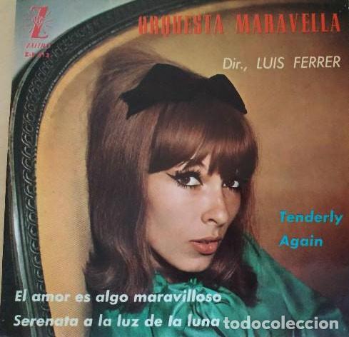 Discos de vinilo: Orquesta MARAVELLA Tenderly vinilo ep 4 temas - Foto 1