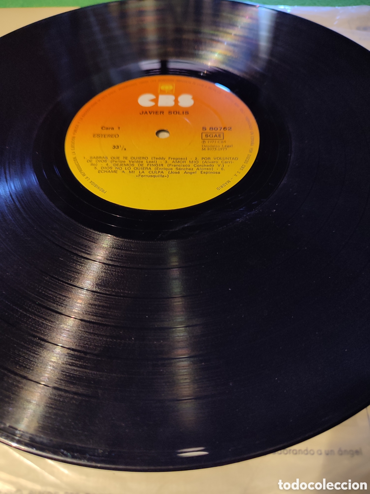 Discos de vinilo: Javier Sol&iacute;s - Javier Sol&iacute;s Vinilo Lp - Foto 3