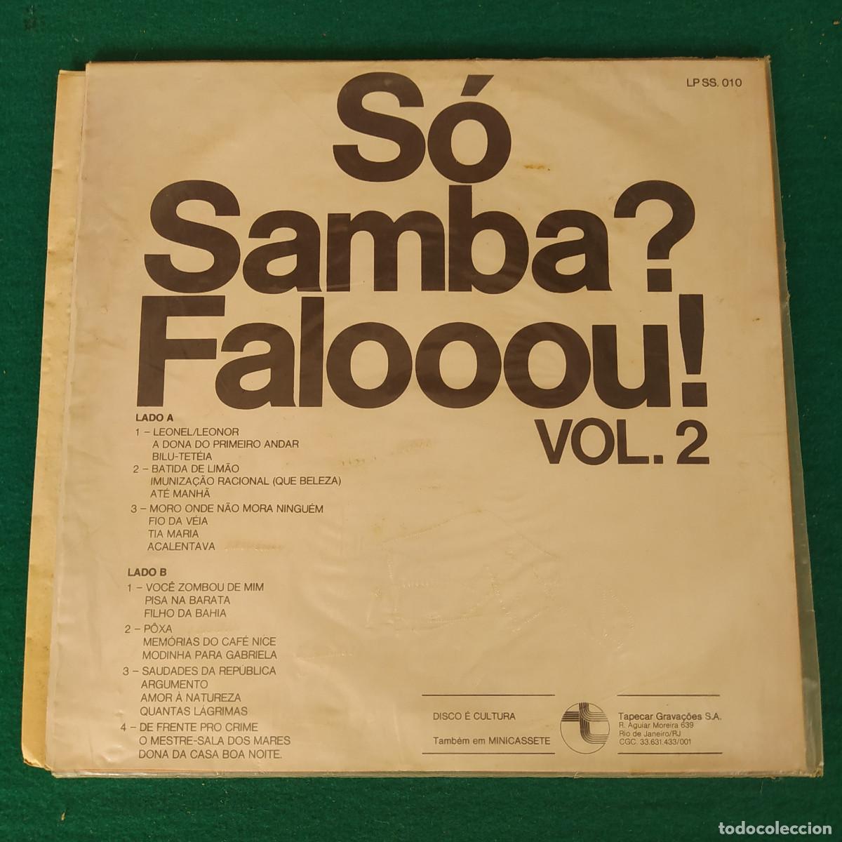 Discos de vinilo: S&oacute; Samba? Falooou! - Vol. 2 - Foto 2