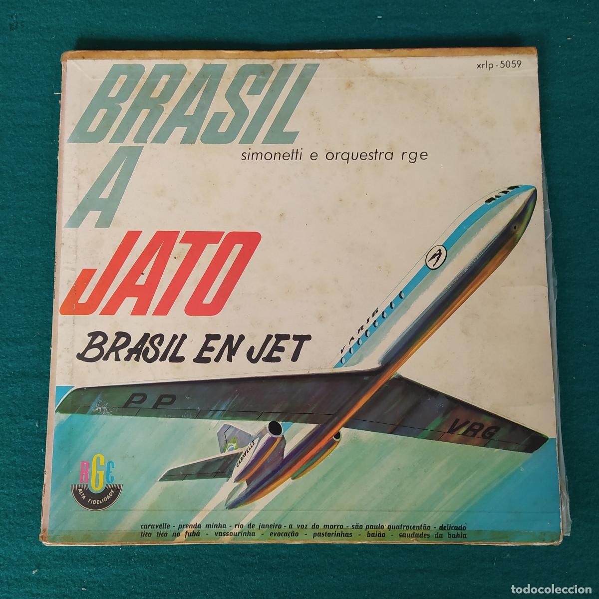 Discos de vinilo: Simonetti E Orquestra RGE &ndash; Brasil A Jato - Foto 1