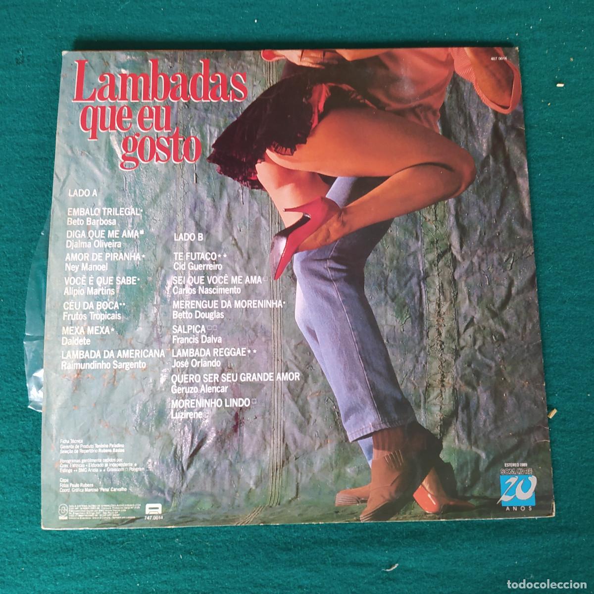 Discos de vinilo: Lambadas Que Eu Gosto - Foto 2
