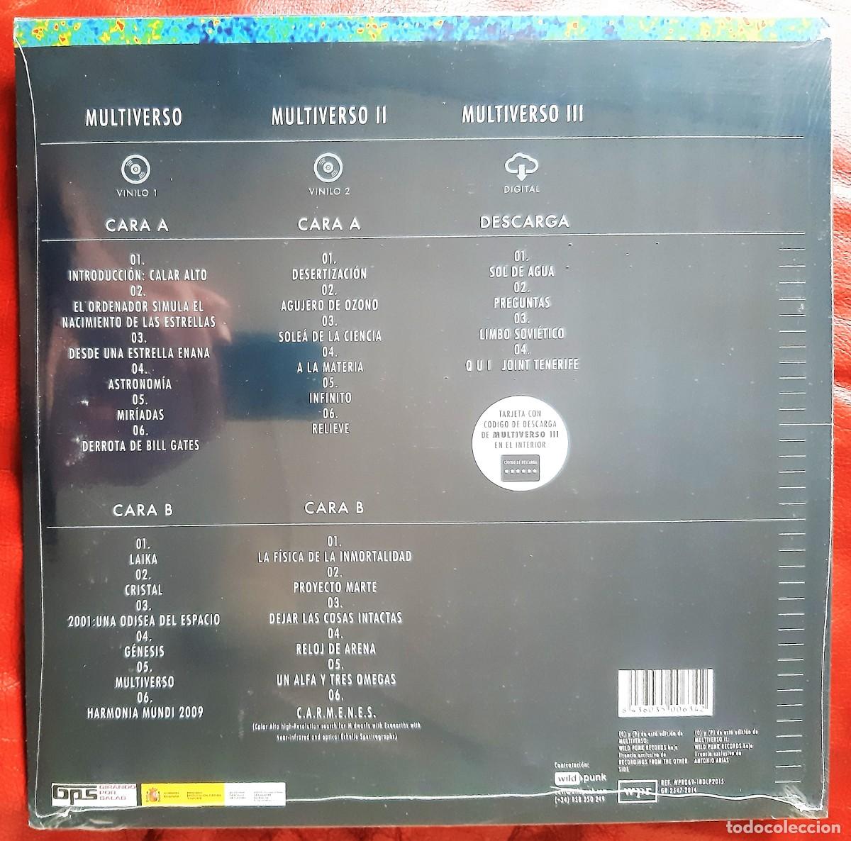 Discos de vinilo: ANTONIO ARIAS - MULTIVERSOS 2xLP - Foto 2