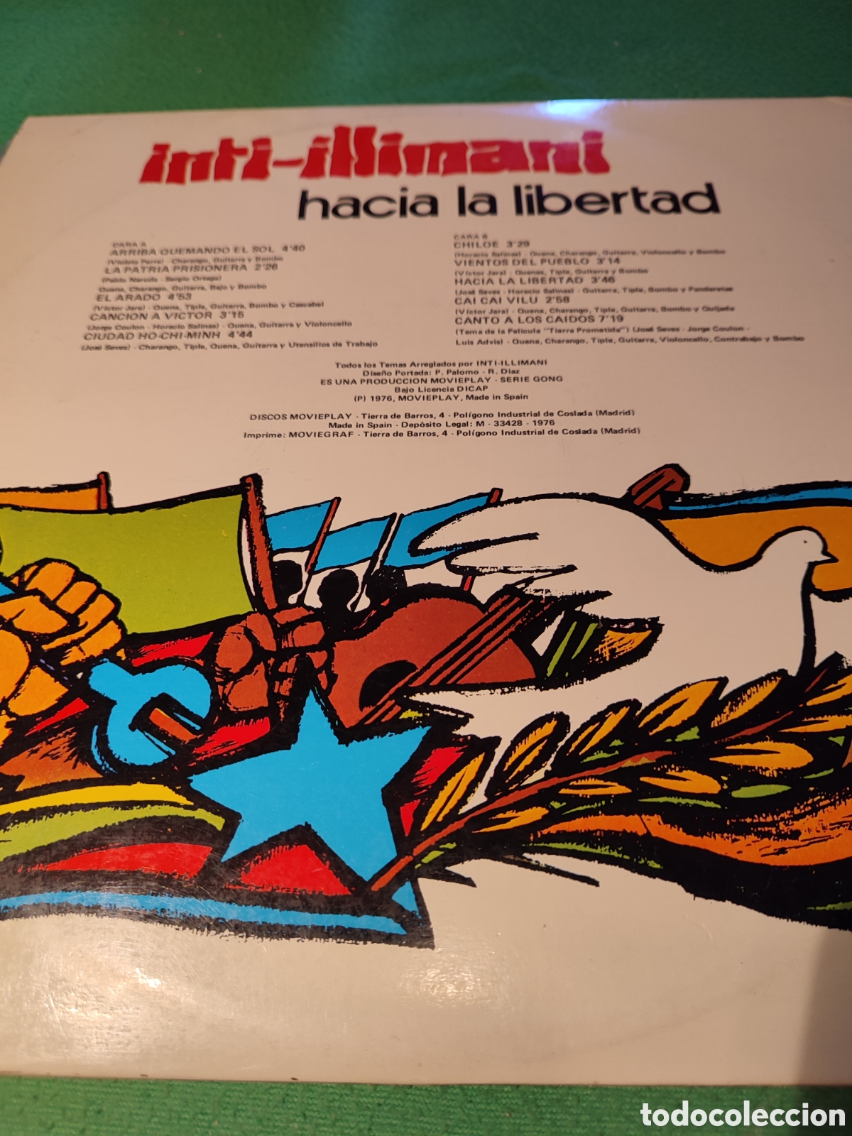 Discos de vinilo: Inti-Illimani - Hacia la libertad - Foto 3