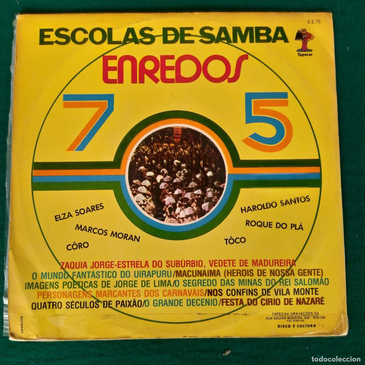 Discos de vinilo: &rdquo;Escolas De Samba&rdquo; Enredo 1975 - Foto 2