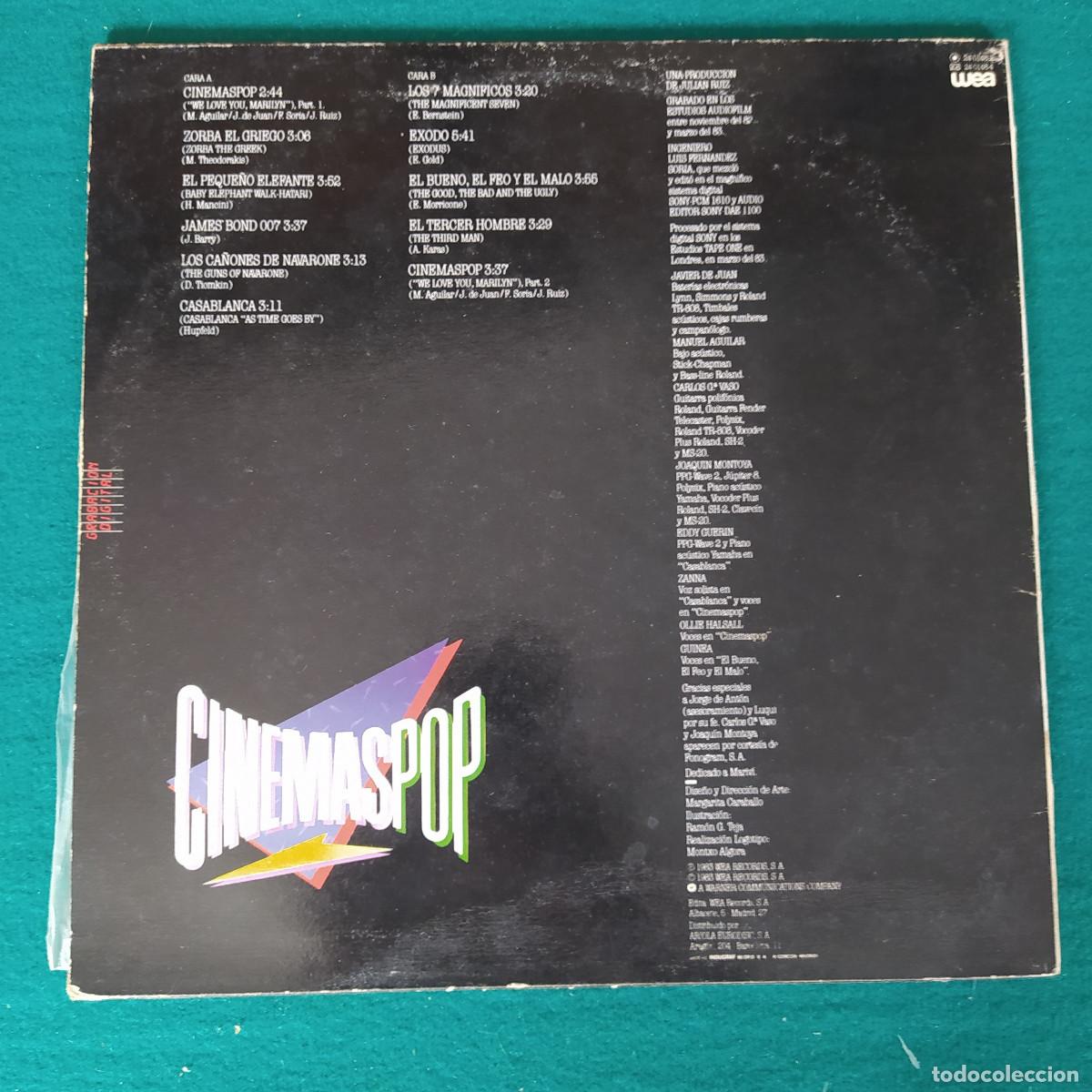 Discos de vinilo: Cinemaspop &ndash; Cinemaspop - Foto 2