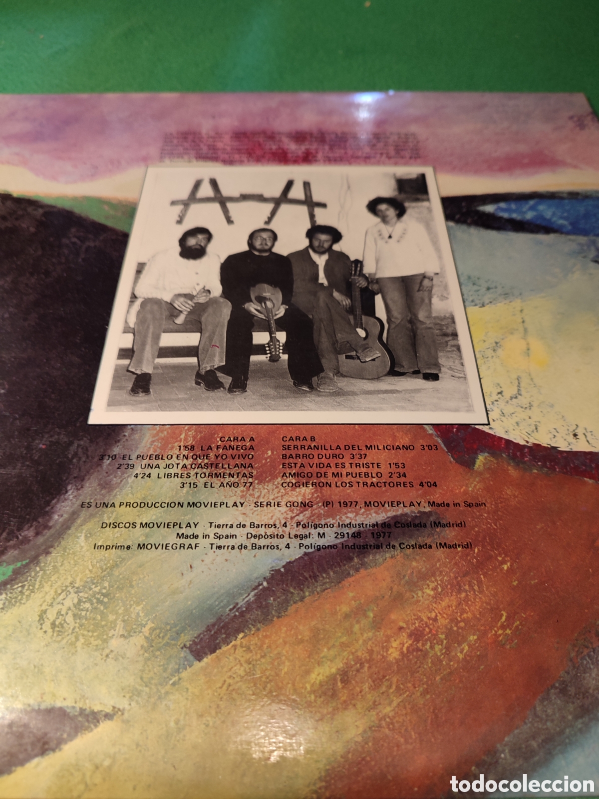 Discos de vinilo: La Fanega - Y cada paso que demos.. - Foto 3