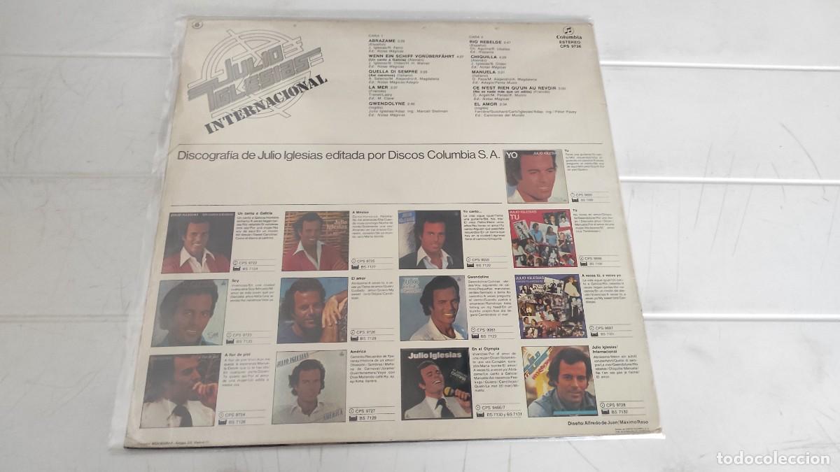 Discos de vinilo: LP JULIO IGLESIAS - INTERNACIONAL - Foto 2