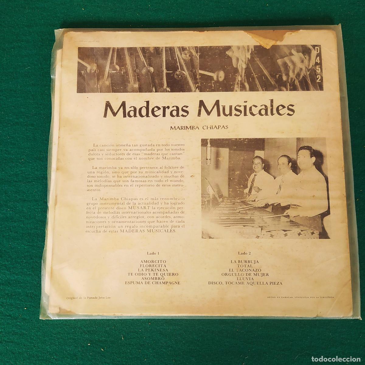Discos de vinilo: Marimba Chiapas &ndash; Maderas Musicales - Foto 2