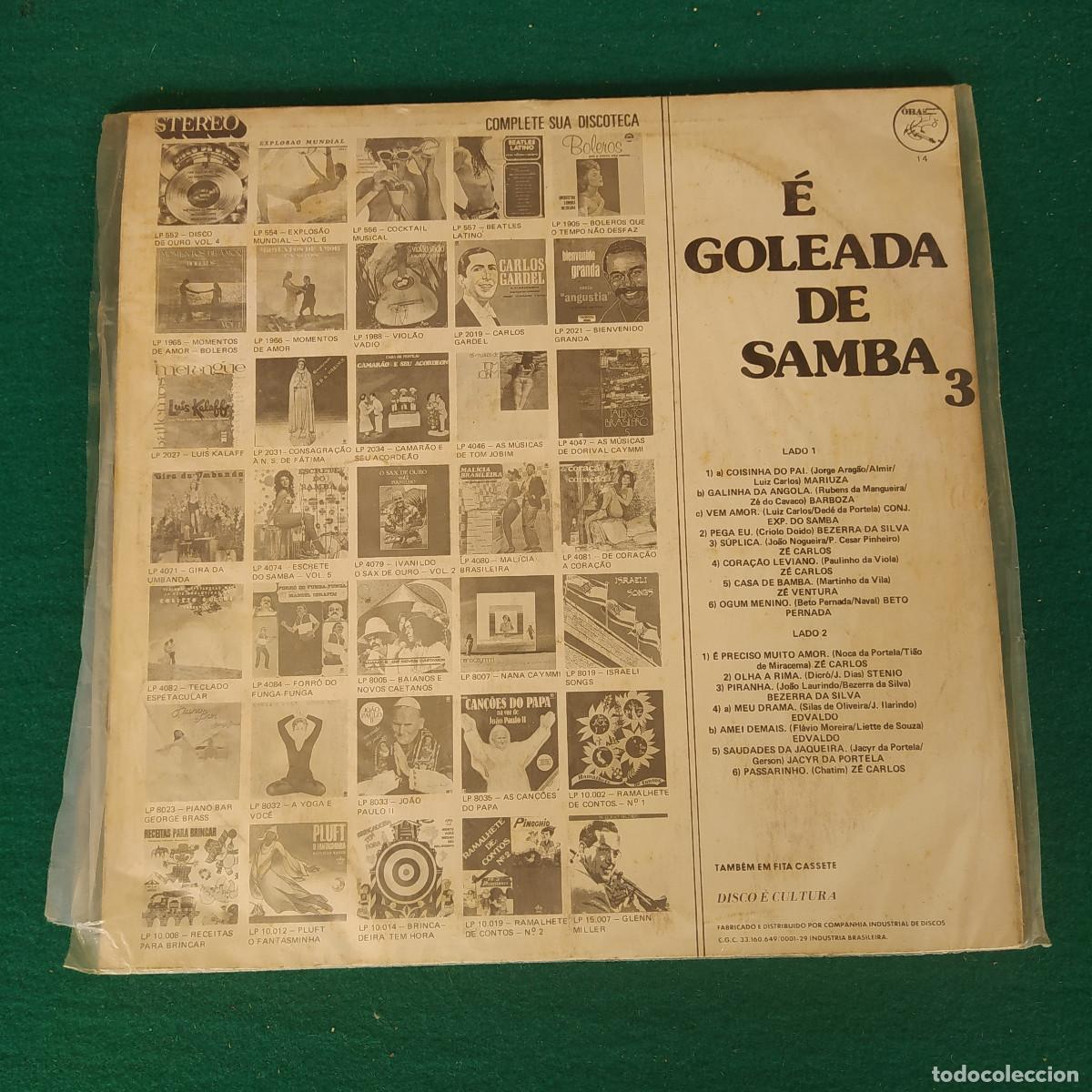 Discos de vinilo: &Eacute; Goleada De Samba 3 - Foto 2