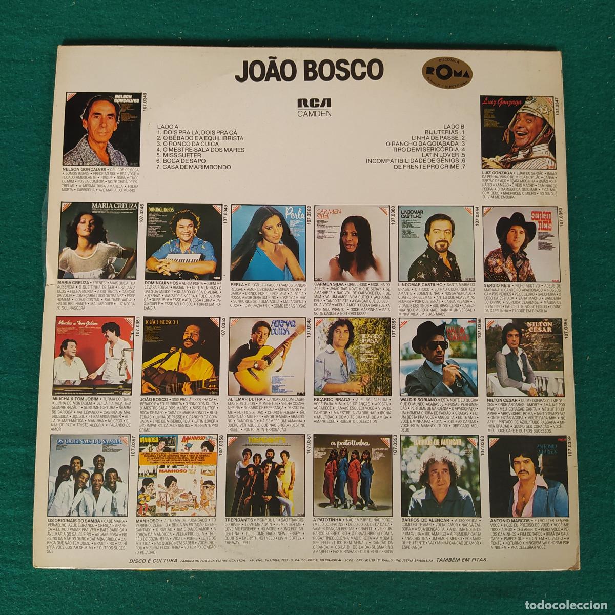Discos de vinilo: Jo&atilde;o Bosco &ndash; Os Grandes Sucessos - Foto 2