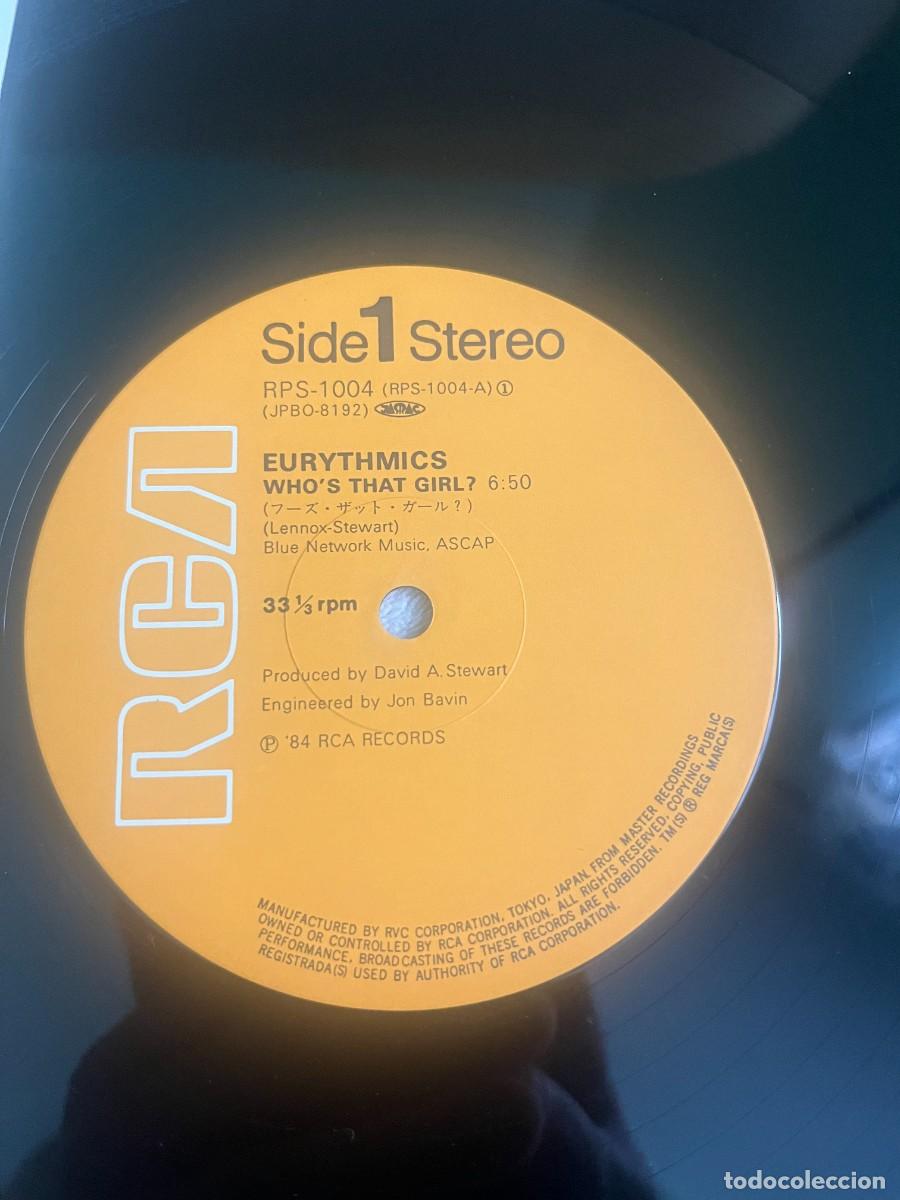 Discos de vinilo: Eurythmics &lrm;&ndash; Whos That Girl? - Foto 3