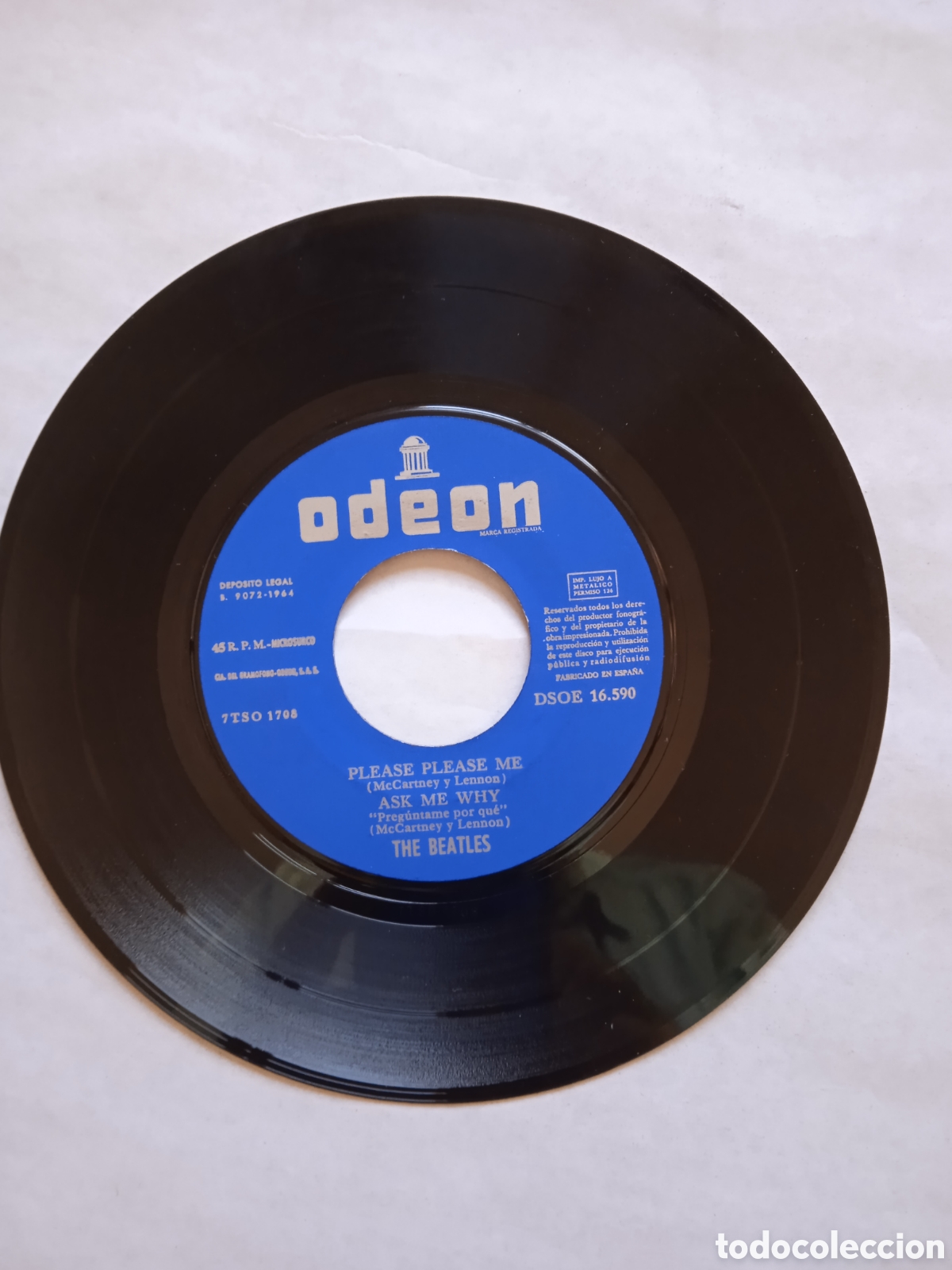 Discos de vinilo: THE BEATLES / PLEASE, PLEASE ME+3 / 1964 / EP - Foto 4