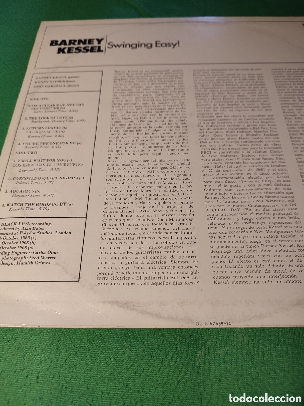 Discos de vinilo: Barney Kessel -Swinging easy Vinilo Lp - Foto 2