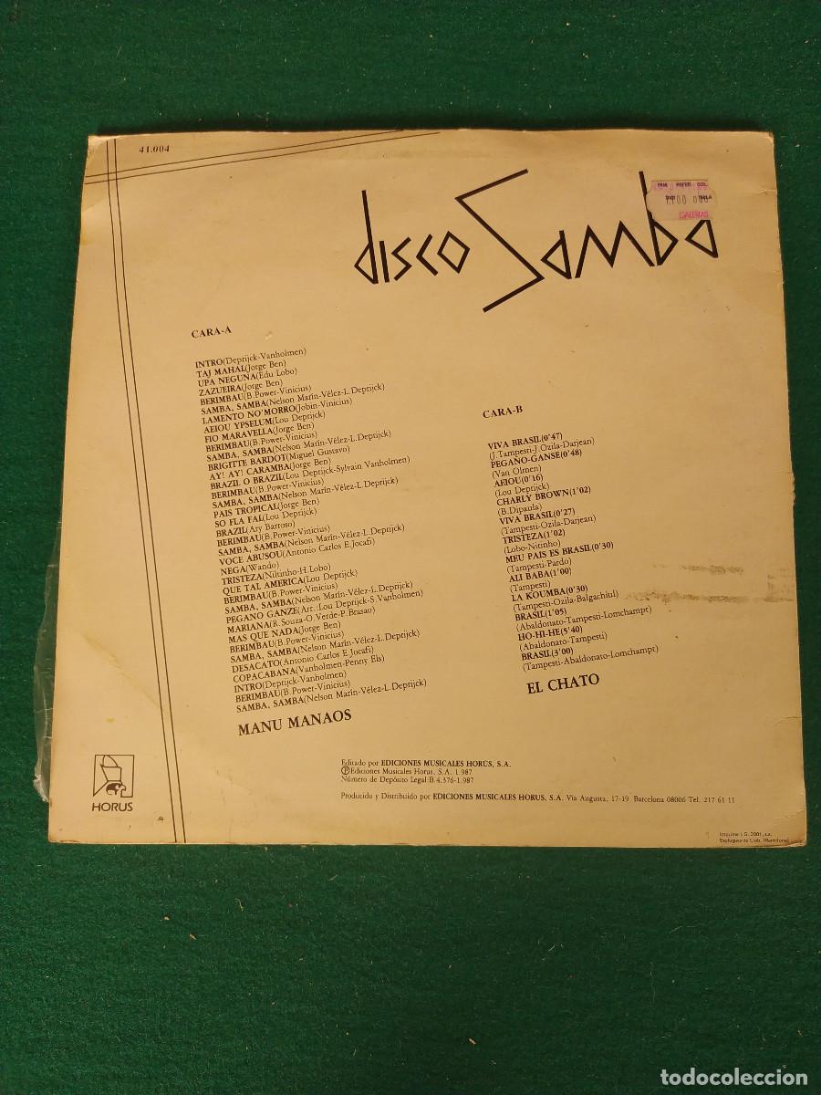 Discos de vinilo: Manu Manaos / El Chato &ndash; Disco Samba - Foto 2