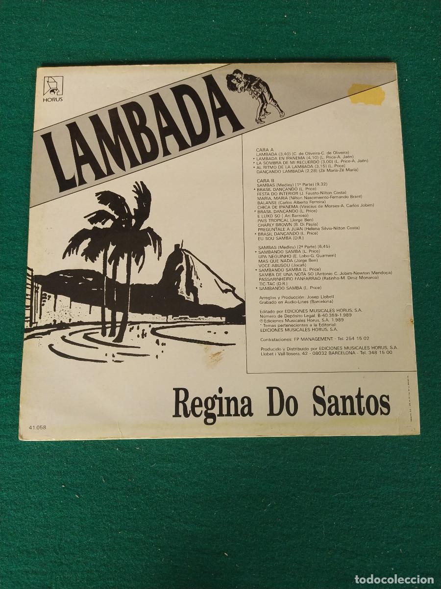Discos de vinilo: Regina Do Santos &ndash; Lambada - Foto 2