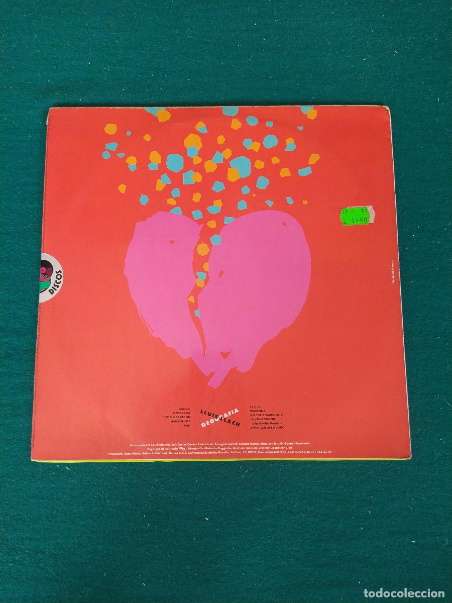 Discos de vinilo: Llu&iacute;s Llach &ndash; Geografia - Foto 2