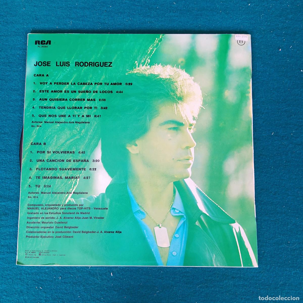 Discos de vinilo: Jos&eacute; Luis Rodr&iacute;guez &ndash; Grandes &Eacute;xitos - Foto 2
