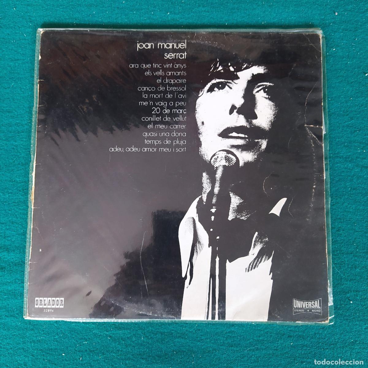 Discos de vinilo: Joan Manuel Serrat &ndash; Joan Manuel Serrat - Foto 1