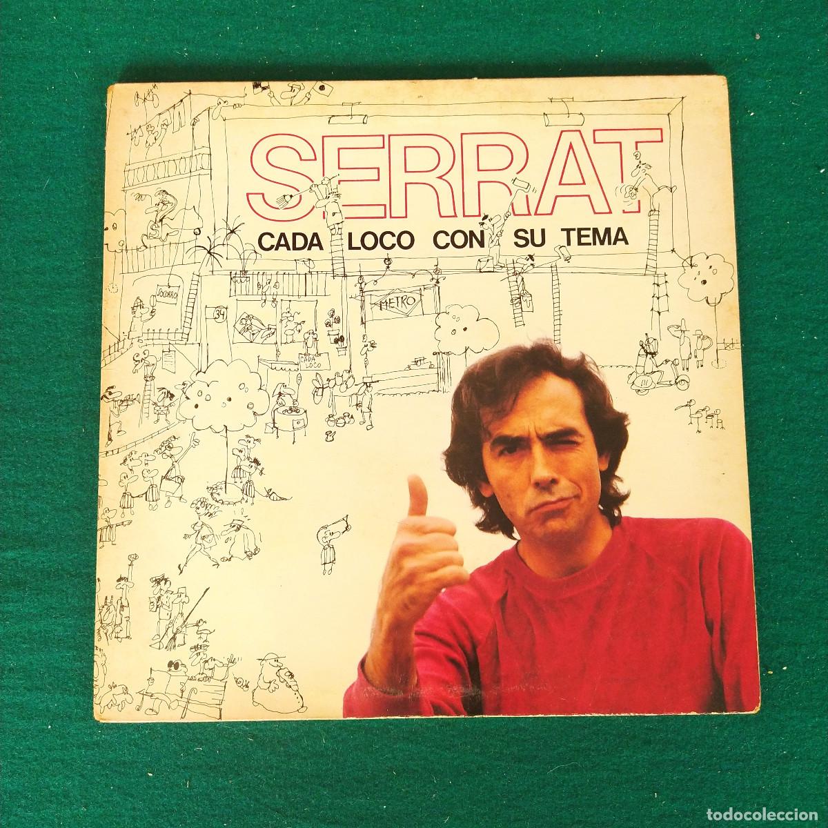 Discos de vinilo: Serrat &ndash; Cada Loco Con Su Tema - Foto 1