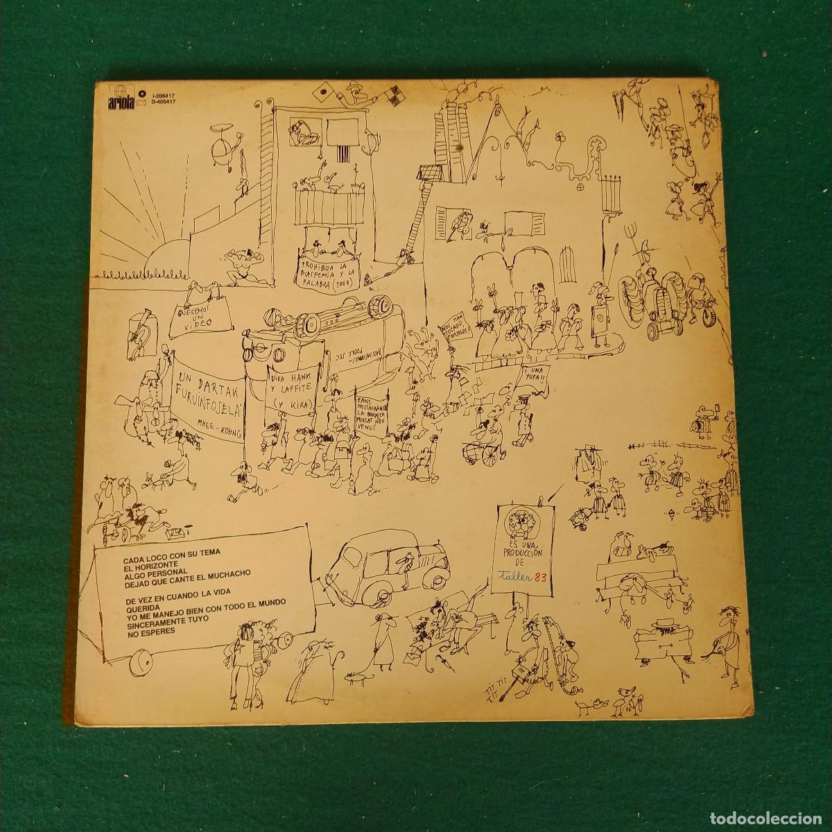 Discos de vinilo: Serrat &ndash; Cada Loco Con Su Tema - Foto 2