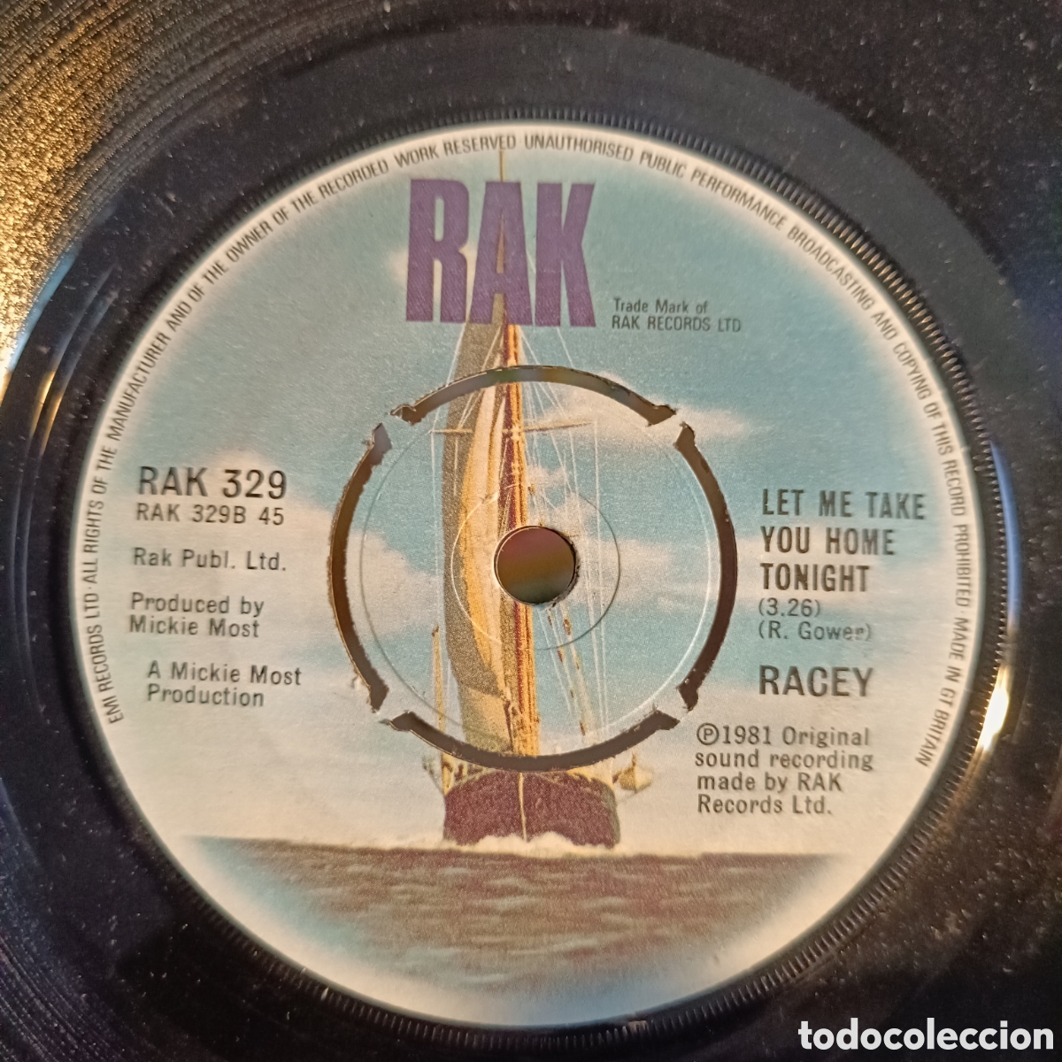Discos de vinilo: Racey &ndash; Shame (Edici&oacute;n UK) - Foto 1