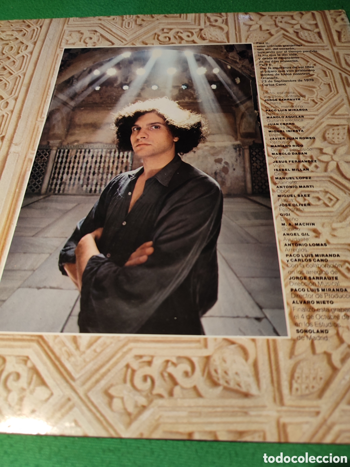 Discos de vinilo: Carlos Cano - Cr&oacute;nicas granadinas - Foto 2