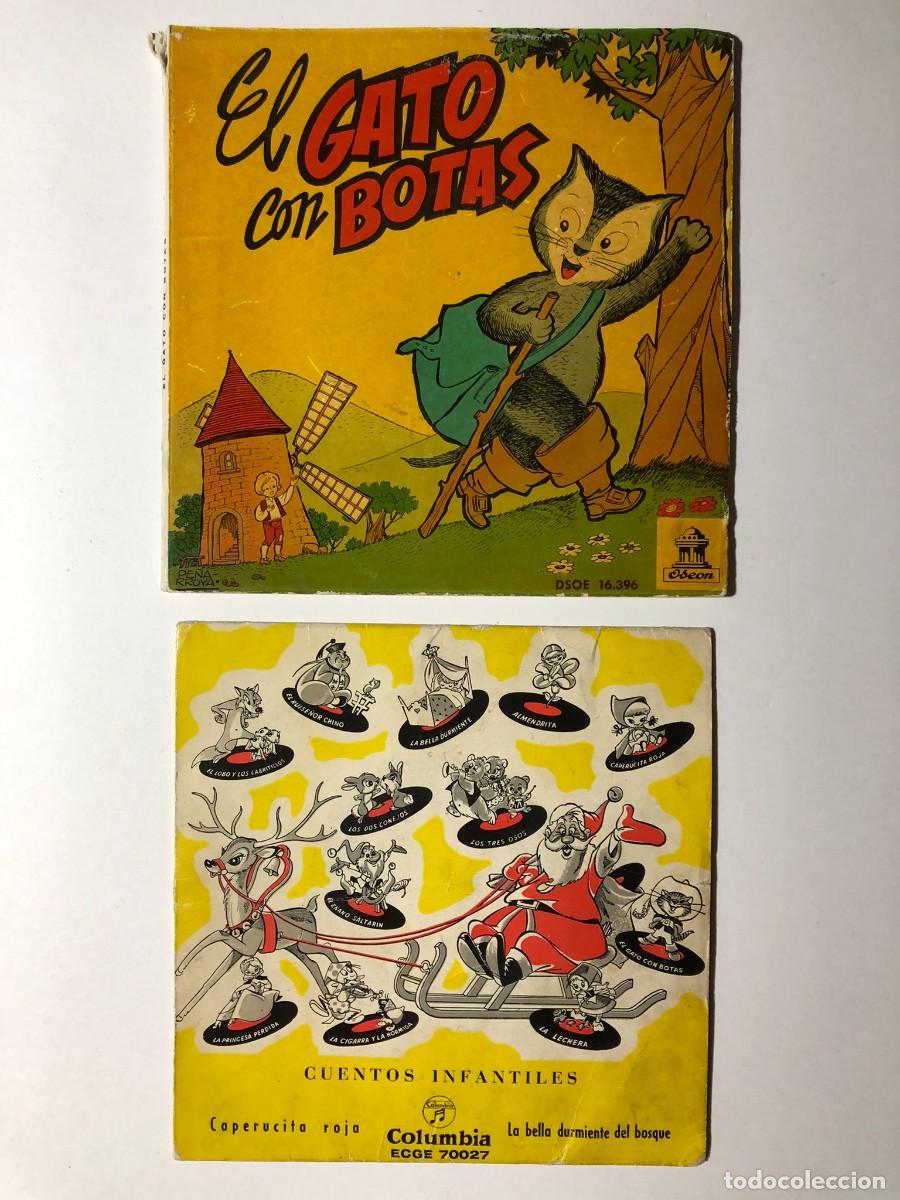 Discos de vinilo: Vinilos cuentos infantiles El Gato con Botas - Foto 1