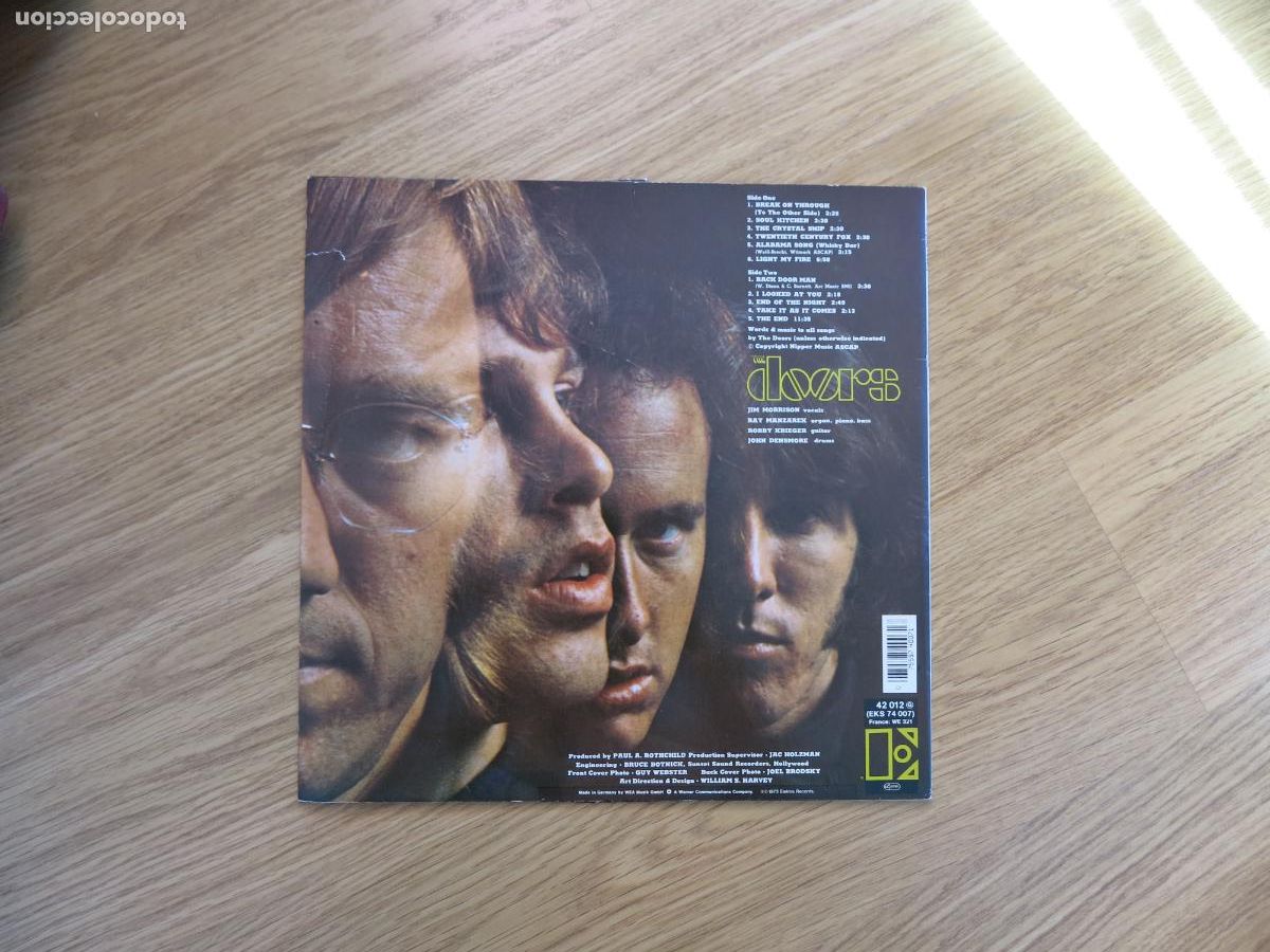 Discos de vinilo: THE DOORS PRIMER LP JIM MORRISON JEFFERSON AIRPLANE CREAM WEST COAST JANIS HENDRIX - Foto 2
