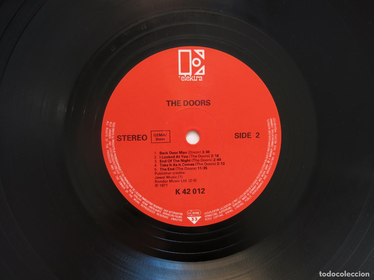 Discos de vinilo: THE DOORS PRIMER LP JIM MORRISON JEFFERSON AIRPLANE CREAM WEST COAST JANIS HENDRIX - Foto 4