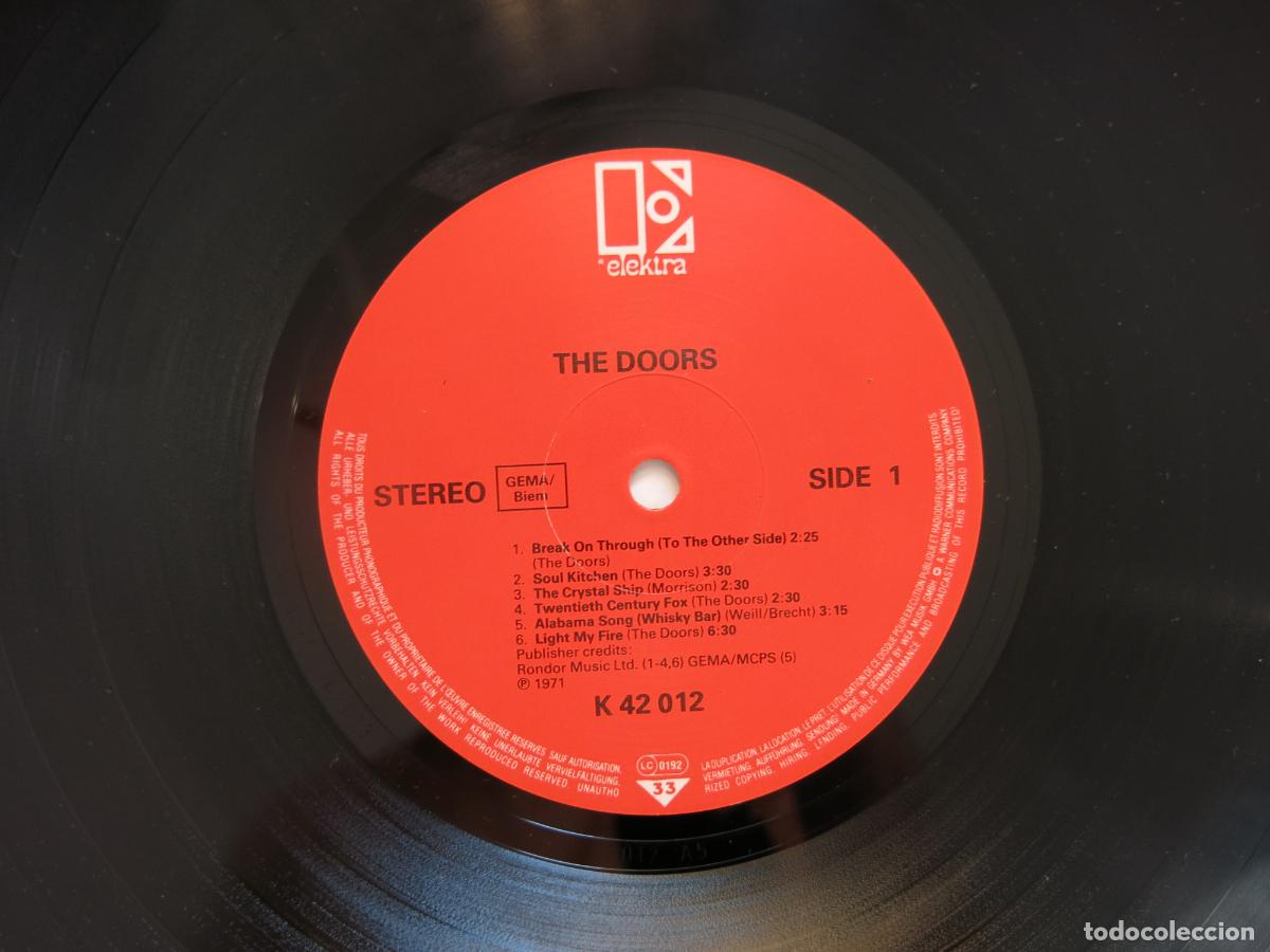 Discos de vinilo: THE DOORS PRIMER LP JIM MORRISON JEFFERSON AIRPLANE CREAM WEST COAST JANIS HENDRIX - Foto 5